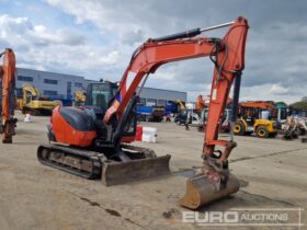 2017 Kubota KX080-4A 6 Ton+ Excavators For Auction: Leeds, UK – 30th April, 1st, 2nd & 3rd May 25 full