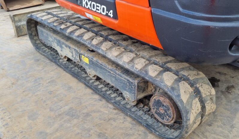 2021 Kubota KX030-4 Mini Excavators For Auction: Leeds, UK – 30th April, 1st, 2nd & 3rd May 25 full