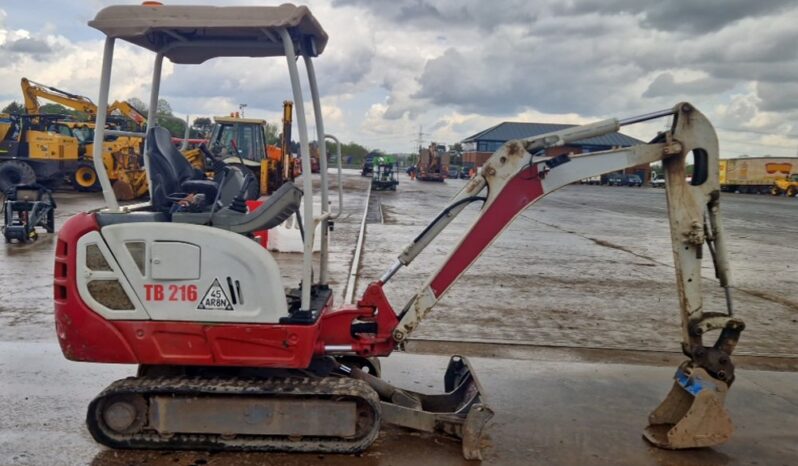 2017 Takeuchi TB216 Mini Excavators For Auction: Leeds, UK – 30th April, 1st, 2nd & 3rd May 25 full