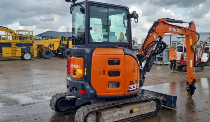 2023 Hitachi ZX33U-6-CLR Mini Excavators For Auction: Leeds, UK – 30th April, 1st, 2nd & 3rd May 25 full