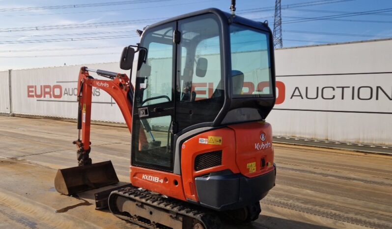 2019 Kubota KX018-4 Mini Excavators For Auction: Leeds, UK – 30th April, 1st, 2nd & 3rd May 25 full