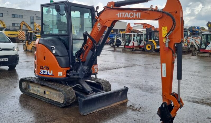 2023 Hitachi ZX33U-6-CLR Mini Excavators For Auction: Leeds, UK – 30th April, 1st, 2nd & 3rd May 25 full