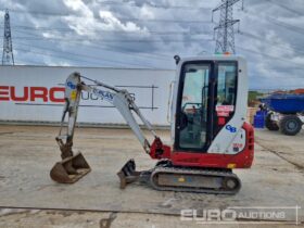2021 Takeuchi TB216 Mini Excavators For Auction: Leeds, UK – 30th April, 1st, 2nd & 3rd May 25 full