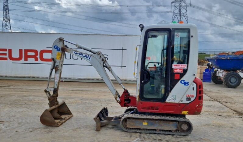 2021 Takeuchi TB216 Mini Excavators For Auction: Leeds, UK – 30th April, 1st, 2nd & 3rd May 25 full