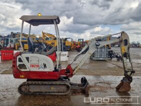 2016 Takeuchi TB216 Mini Excavators For Auction: Leeds, UK – 30th April, 1st, 2nd & 3rd May 25 full