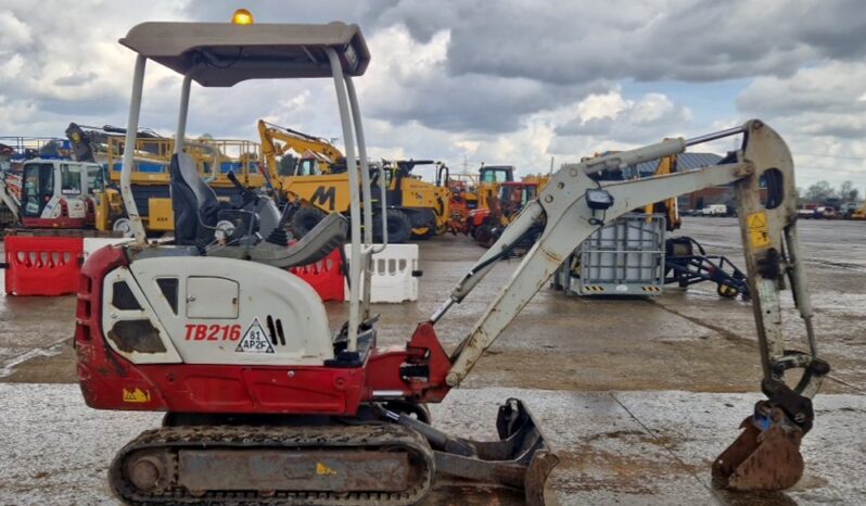 2016 Takeuchi TB216 Mini Excavators For Auction: Leeds, UK – 30th April, 1st, 2nd & 3rd May 25 full