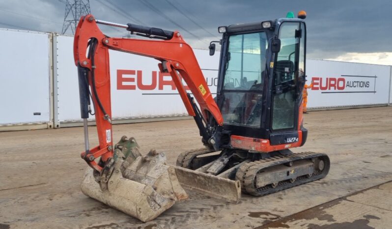 2018 Kubota U27-4 Mini Excavators For Auction: Leeds, UK – 30th April, 1st, 2nd & 3rd May 25