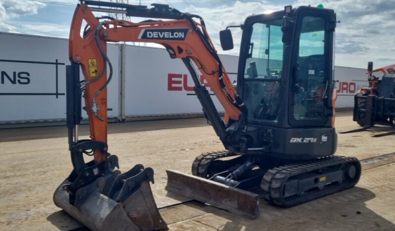 2024 Doosan DX27Z-7 Mini Excavators For Auction: Leeds, UK – 30th April, 1st, 2nd & 3rd May 25
