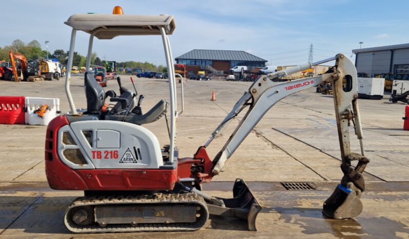 2017 Takeuchi TB216 Mini Excavators For Auction: Leeds, UK – 30th April, 1st, 2nd & 3rd May 25 full