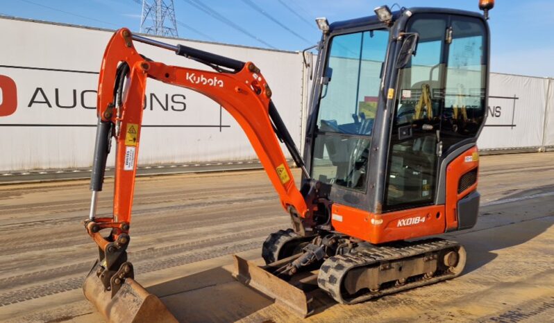 2019 Kubota KX018-4 Mini Excavators For Auction: Leeds, UK – 30th April, 1st, 2nd & 3rd May 25