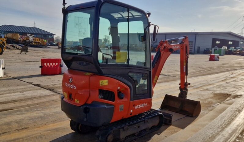 2019 Kubota KX018-4 Mini Excavators For Auction: Leeds, UK – 30th April, 1st, 2nd & 3rd May 25 full