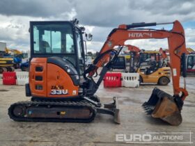 2024 Hitachi ZX33U-6-CX Mini Excavators For Auction: Leeds, UK – 30th April, 1st, 2nd & 3rd May 25 full