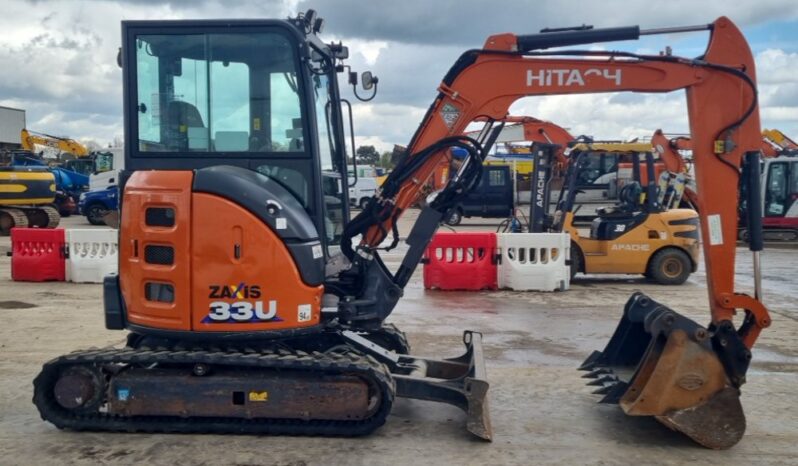 2024 Hitachi ZX33U-6-CX Mini Excavators For Auction: Leeds, UK – 30th April, 1st, 2nd & 3rd May 25 full