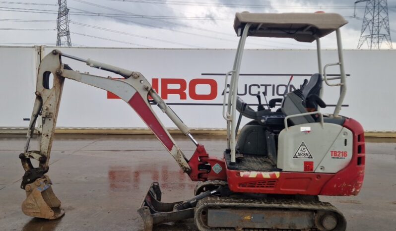 2017 Takeuchi TB216 Mini Excavators For Auction: Leeds, UK – 30th April, 1st, 2nd & 3rd May 25 full