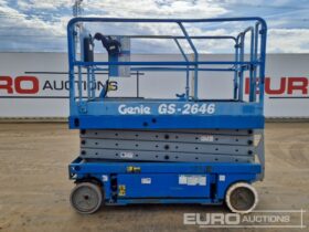 Genie GS2646 Manlifts For Auction: Leeds, UK – 30th April, 1st, 2nd & 3rd May 25 full