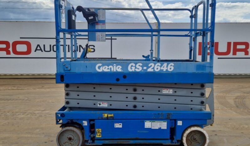 Genie GS2646 Manlifts For Auction: Leeds, UK – 30th April, 1st, 2nd & 3rd May 25 full