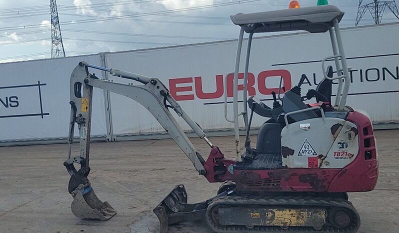 2016 Takeuchi TB216 Mini Excavators For Auction: Leeds, UK – 30th April, 1st, 2nd & 3rd May 25 full