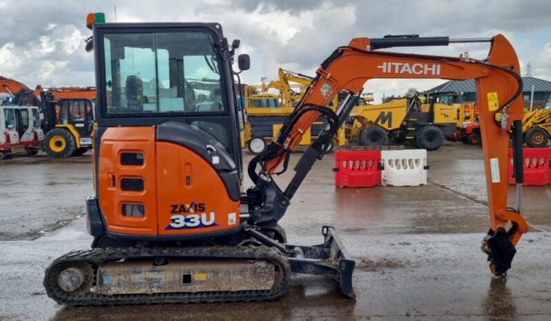 2023 Hitachi ZX33U-6-CLR Mini Excavators For Auction: Leeds, UK – 30th April, 1st, 2nd & 3rd May 25 full