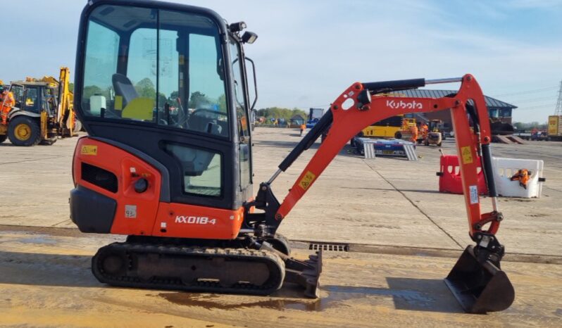 2019 Kubota KX018-4 Mini Excavators For Auction: Leeds, UK – 30th April, 1st, 2nd & 3rd May 25 full