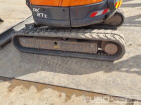 2019 Doosan DX27Z Mini Excavators For Auction: Leeds, UK – 30th April, 1st, 2nd & 3rd May 25 full