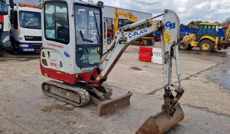 2021 Takeuchi TB216 Mini Excavators For Auction: Leeds, UK – 30th April, 1st, 2nd & 3rd May 25 full