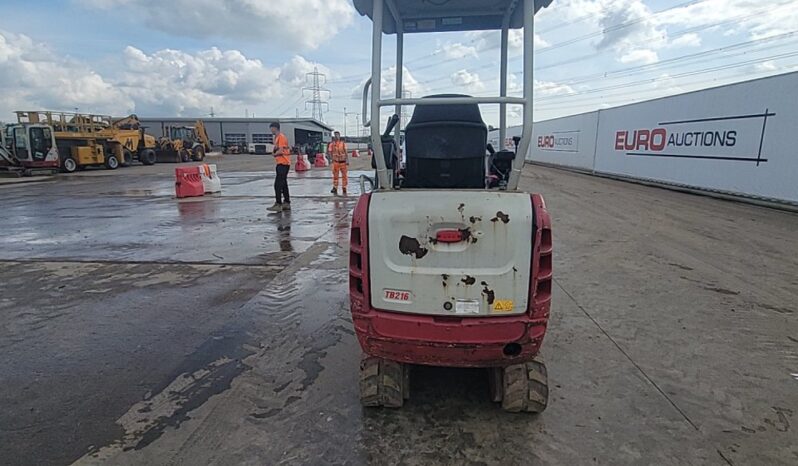 2016 Takeuchi TB216 Mini Excavators For Auction: Leeds, UK – 30th April, 1st, 2nd & 3rd May 25 full