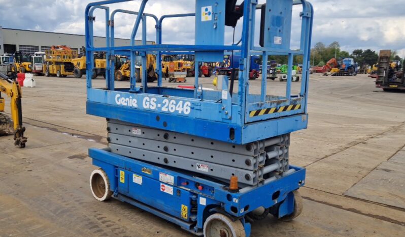 Genie GS2646 Manlifts For Auction: Leeds, UK – 30th April, 1st, 2nd & 3rd May 25 full