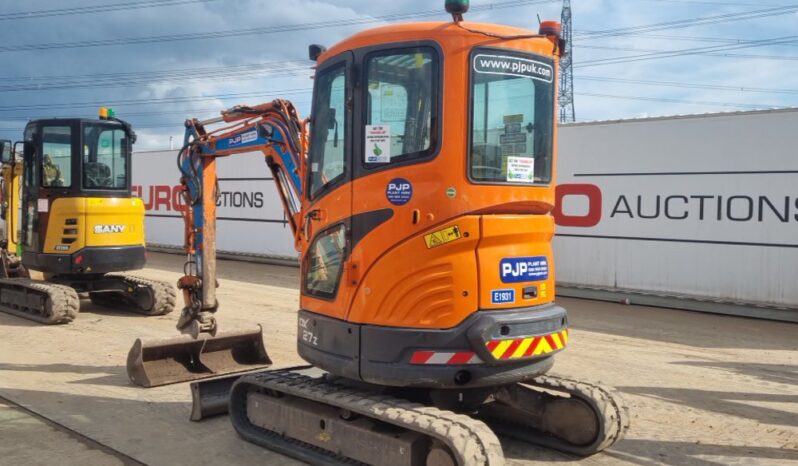 2019 Doosan DX27Z Mini Excavators For Auction: Leeds, UK – 30th April, 1st, 2nd & 3rd May 25 full