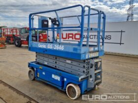 Genie GS2646 Manlifts For Auction: Leeds, UK – 30th April, 1st, 2nd & 3rd May 25 full