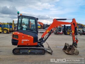 2021 Kubota KX030-4 Mini Excavators For Auction: Leeds, UK – 30th April, 1st, 2nd & 3rd May 25 full