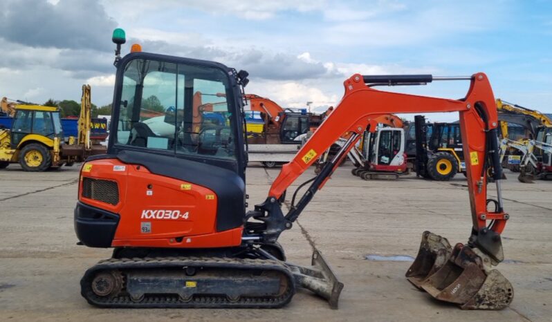 2021 Kubota KX030-4 Mini Excavators For Auction: Leeds, UK – 30th April, 1st, 2nd & 3rd May 25 full