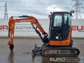 2023 Hitachi ZX33U-6-CLR Mini Excavators For Auction: Leeds, UK – 30th April, 1st, 2nd & 3rd May 25 full