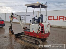 2016 Takeuchi TB216 Mini Excavators For Auction: Leeds, UK – 30th April, 1st, 2nd & 3rd May 25 full