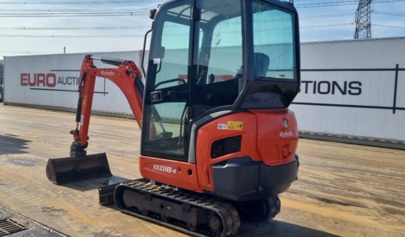 2019 Kubota KX018-4 Mini Excavators For Auction: Leeds, UK – 30th April, 1st, 2nd & 3rd May 25 full