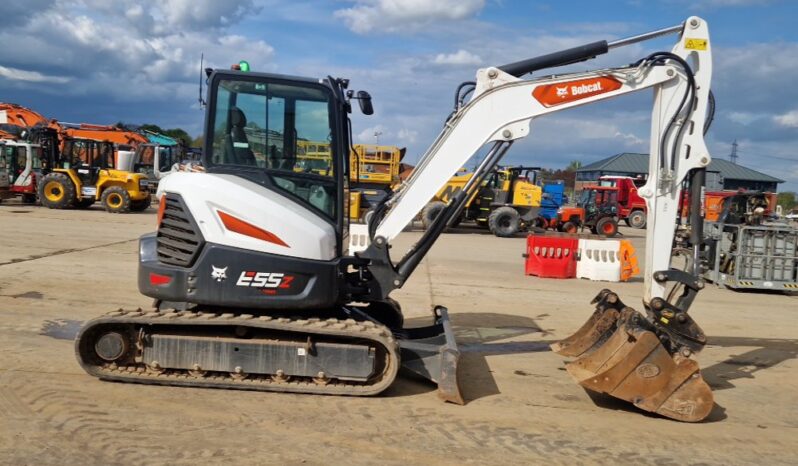 2023 Bobcat E55z Mini Excavators For Auction: Leeds, UK – 30th April, 1st, 2nd & 3rd May 25 full