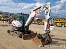 2023 Bobcat E55z Mini Excavators For Auction: Leeds, UK – 30th April, 1st, 2nd & 3rd May 25 full