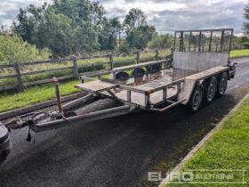 2020 Ifor Williams 3.5 Ton Tri Axle Plant Trailer, Ramp Plant Trailers For Auction: Dromore, NI – 16th & 17th May 2025 For Auction on 2025-05-16