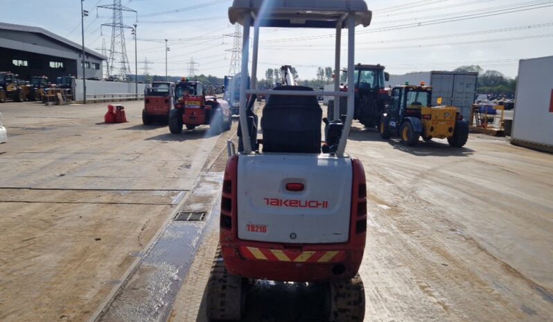 2017 Takeuchi TB216 Mini Excavators For Auction: Leeds, UK – 30th April, 1st, 2nd & 3rd May 25 full