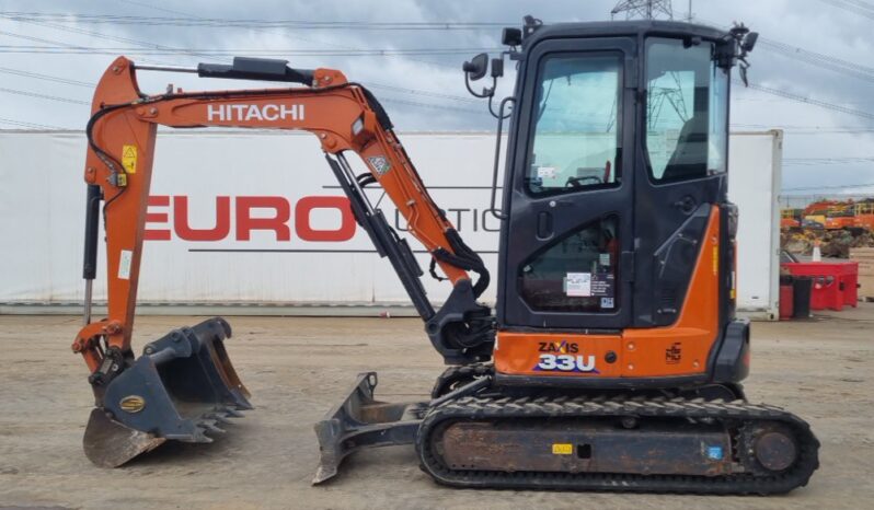 2024 Hitachi ZX33U-6-CX Mini Excavators For Auction: Leeds, UK – 30th April, 1st, 2nd & 3rd May 25 full