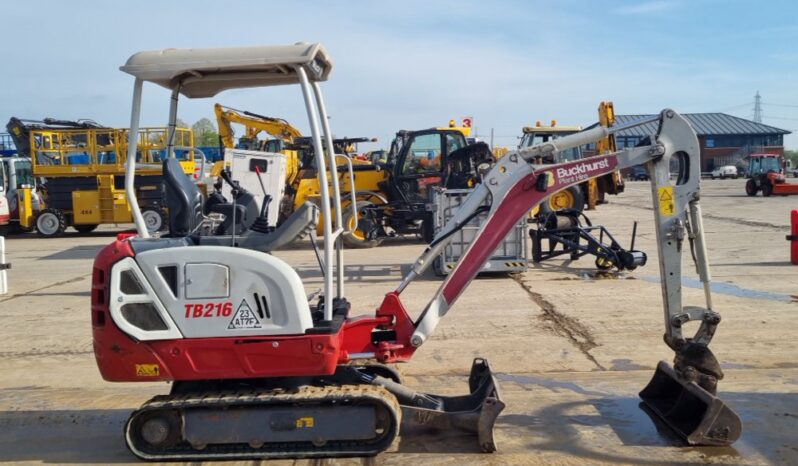 2018 Takeuchi TB216 Mini Excavators For Auction: Leeds, UK – 30th April, 1st, 2nd & 3rd May 25 full