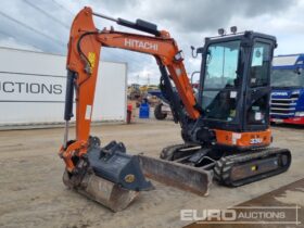2024 Hitachi ZX33U-6-CX Mini Excavators For Auction: Leeds, UK – 30th April, 1st, 2nd & 3rd May 25