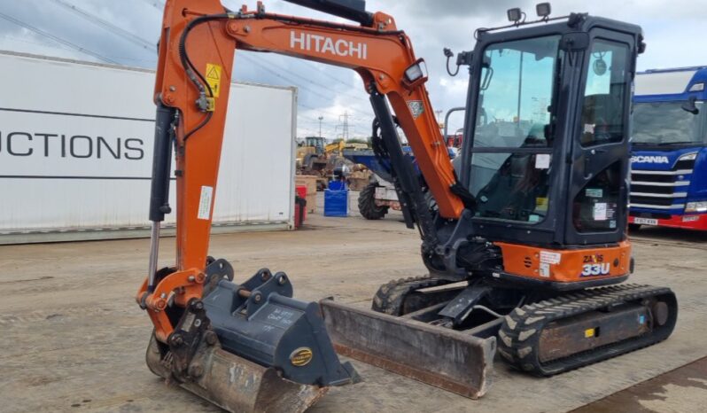 2024 Hitachi ZX33U-6-CX Mini Excavators For Auction: Leeds, UK – 30th April, 1st, 2nd & 3rd May 25