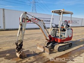 2017 Takeuchi TB216 Mini Excavators For Auction: Leeds, UK – 30th April, 1st, 2nd & 3rd May 25