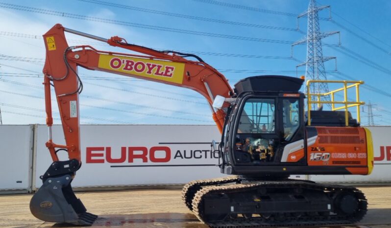 Unused Hitachi ZX160LC-7 10 Ton+ Excavators For Auction: Leeds, UK – 30th April, 1st, 2nd & 3rd May 25 full