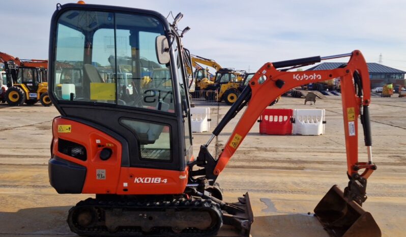 2019 Kubota KX018-4 Mini Excavators For Auction: Leeds, UK – 30th April, 1st, 2nd & 3rd May 25 full