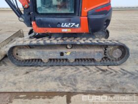 2018 Kubota U27-4 Mini Excavators For Auction: Leeds, UK – 30th April, 1st, 2nd & 3rd May 25 full