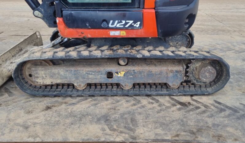 2018 Kubota U27-4 Mini Excavators For Auction: Leeds, UK – 30th April, 1st, 2nd & 3rd May 25 full