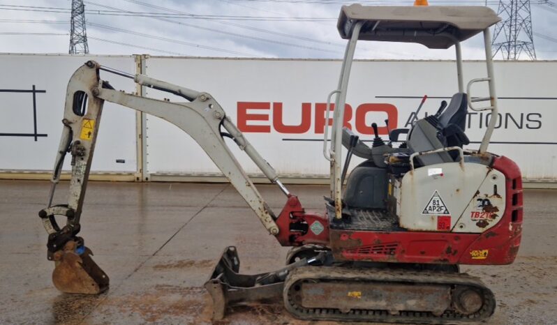 2016 Takeuchi TB216 Mini Excavators For Auction: Leeds, UK – 30th April, 1st, 2nd & 3rd May 25 full