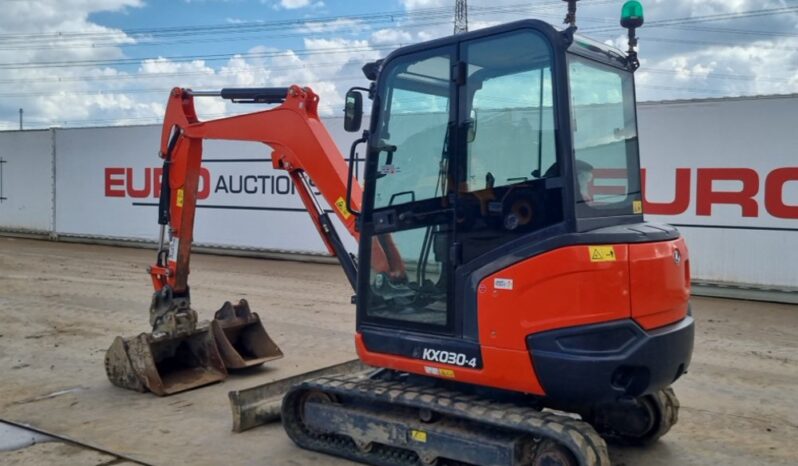2021 Kubota KX030-4 Mini Excavators For Auction: Leeds, UK – 30th April, 1st, 2nd & 3rd May 25 full
