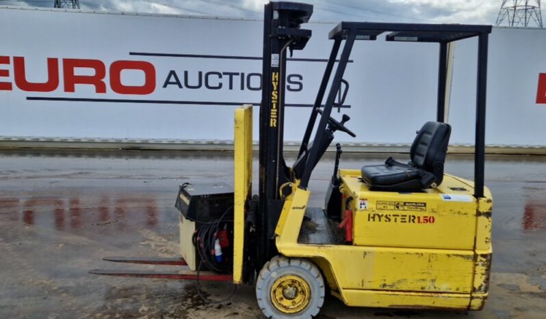 Hyster A1.50XL Forklifts For Auction: Leeds, UK – 30th April, 1st, 2nd & 3rd May 25 full